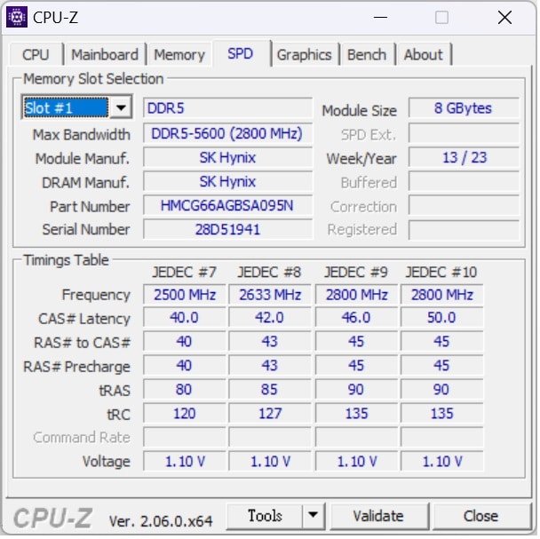 Lenovo LOQ 15” Intel CPU-Z 規格