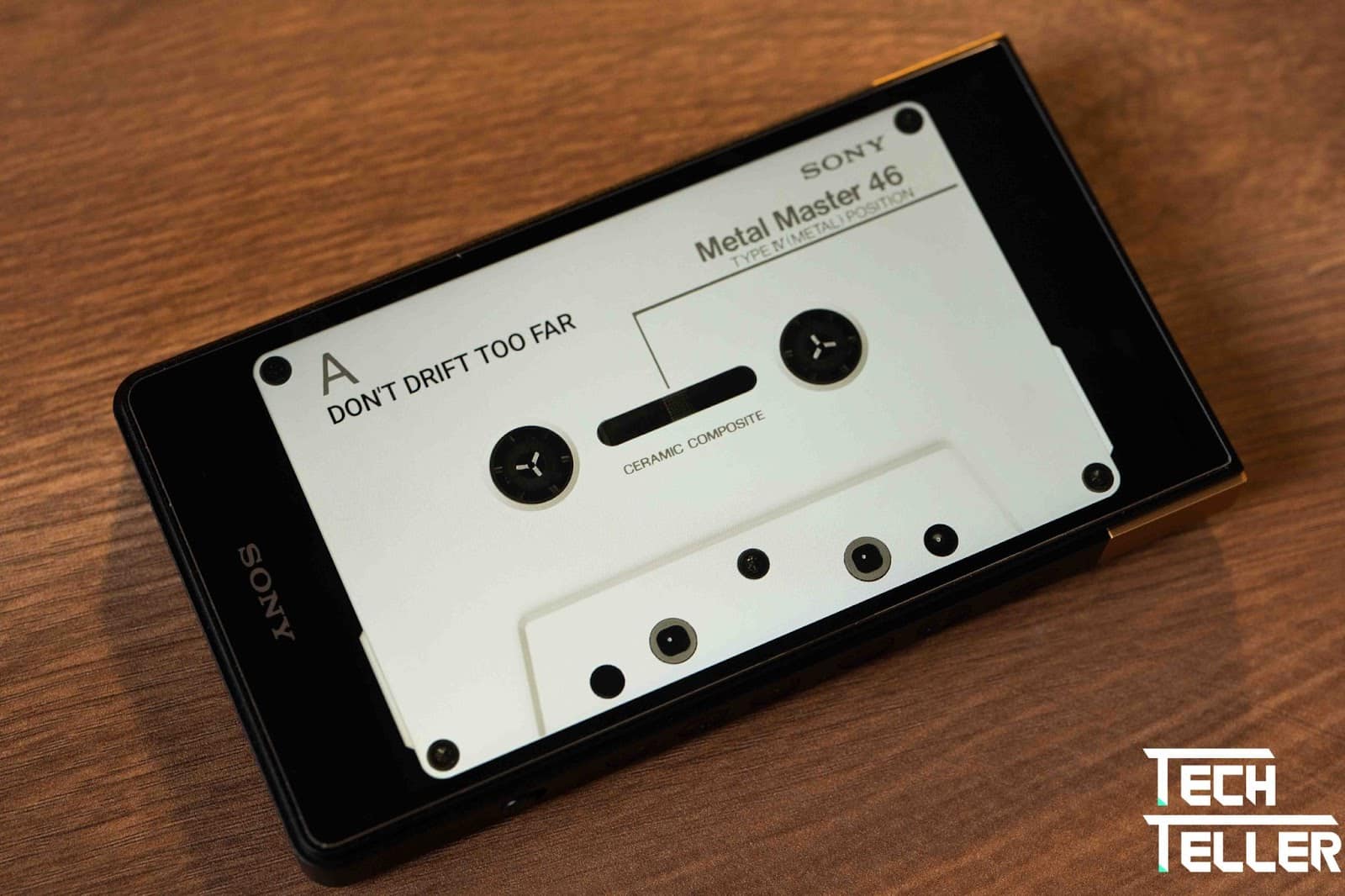 Sony Walkman NW-ZX707 錄音帶磁帶使用者介面