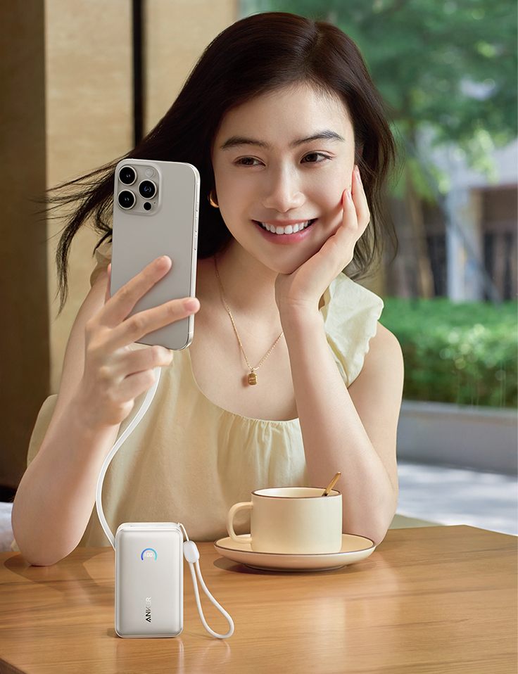 ANKER 迎接 iPhone 17 Air輕薄進化「羽量級」A1638伸縮線行充登場 45W快速補電 20