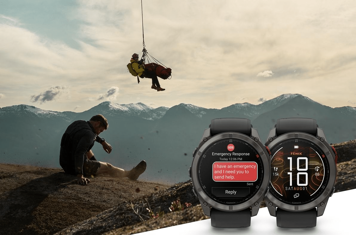 Garmin搶先全球推 MicroLED智慧錶fēnix 8 Pro搭載inReach通訊科技 4 Garmin