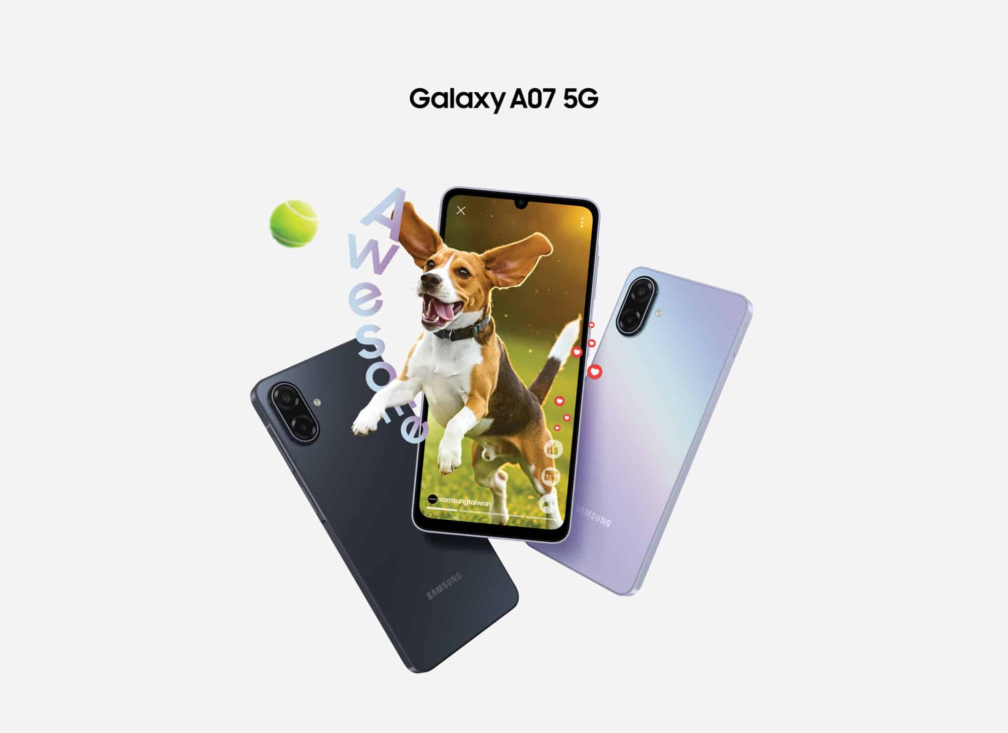 三星最親民5G手機!Galaxy A07 5G超甜價登台 1 A07